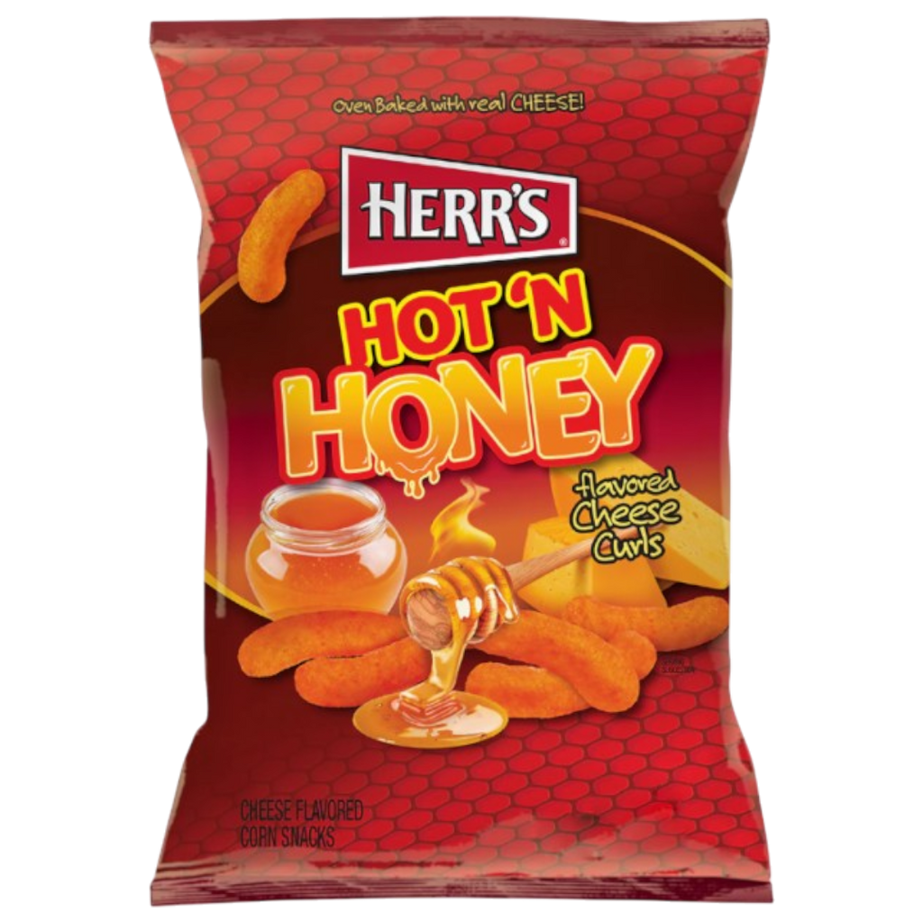 Herr's Hot'N'Honey Cheddar Cheese Curls - 6oz (170g)