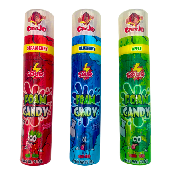 Crazy Jo Spray Foam Candy - 2.6oz (75g) – Poppin Candy