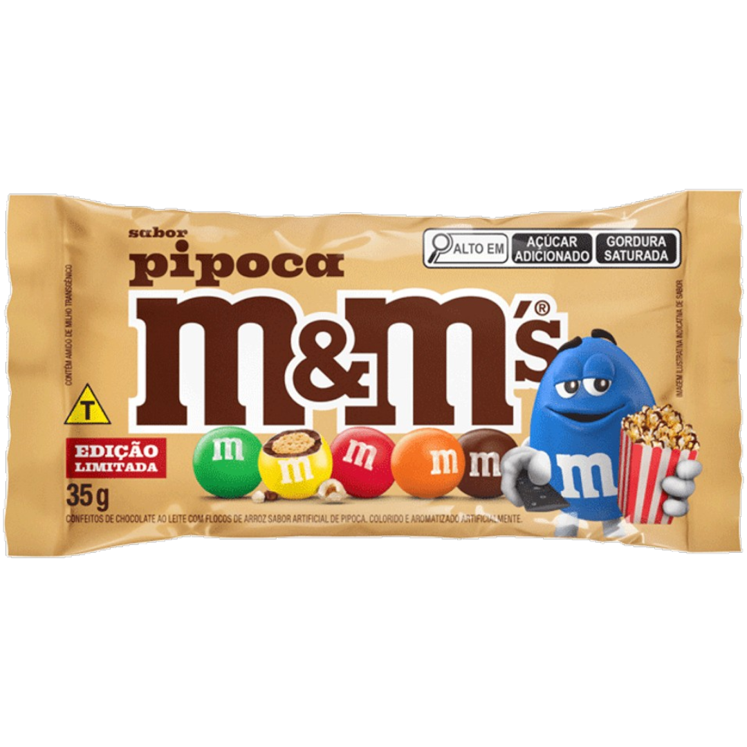 M&M's Popcorn Flavour Limited Edition (Brazil) - 1.23oz (35g)