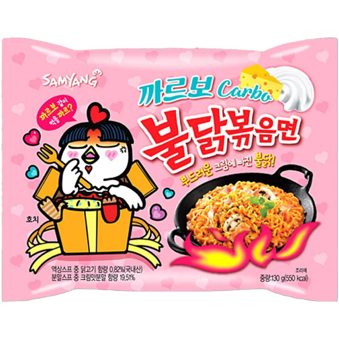 Samyang Buldak Carbonara Flavour Ramen - 4.6oz (130g)