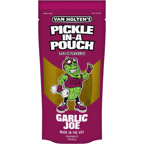Van Holten's Garlic Joe King Size Pickle In-a-Pouch – Poppin Candy