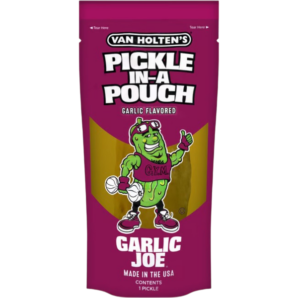 Van Holten's Garlic Joe King Size Pickle In-a-Pouch – Poppin Candy