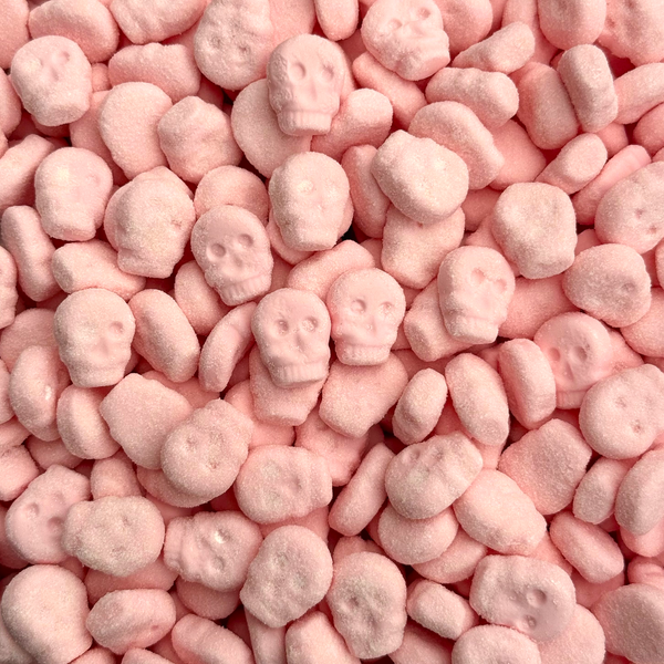 Sour Wild Strawberry Foam Swedish Skulls (Swedish)