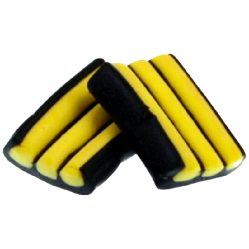 Banana Liquorice Stripes