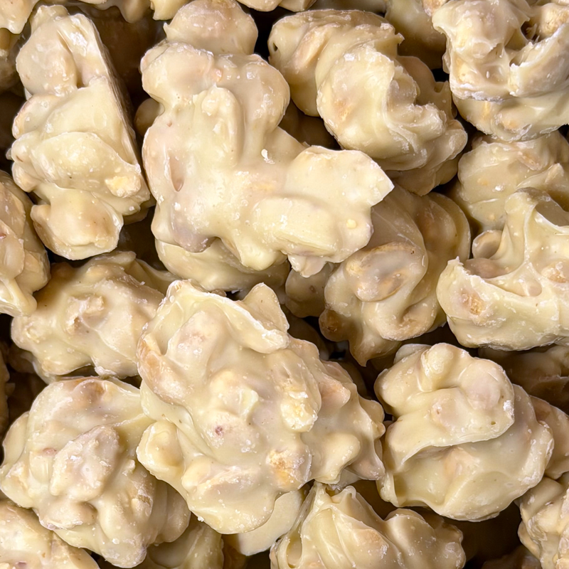 White Chocolate & Peanut Clusters
