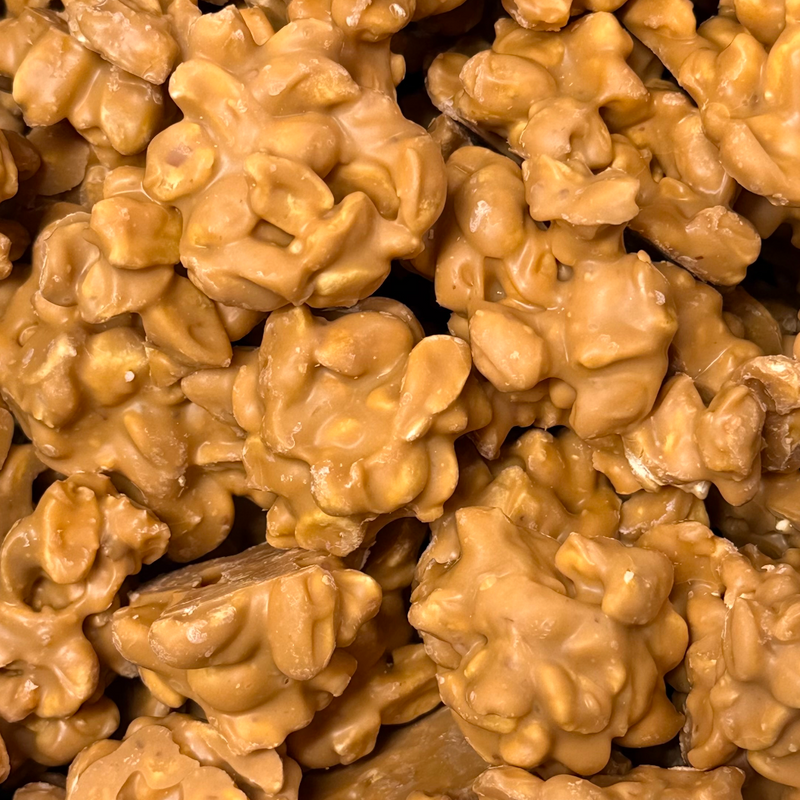 Caramel Sea Salt Chocolate & Peanut Clusters