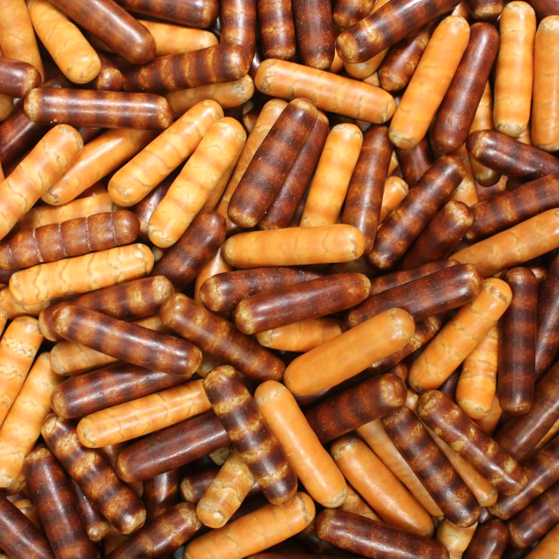 Haribo Labre Larver (Caramel Liquorice Comfits)