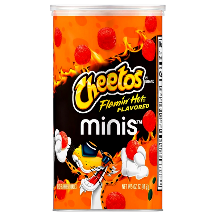 Cheetos Flamin Hot Minis Canister - 1.5oz (42.5g) – Poppin Candy