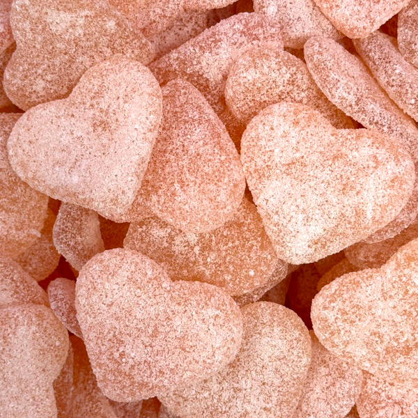 Sour Pink Grapefruit Hearts