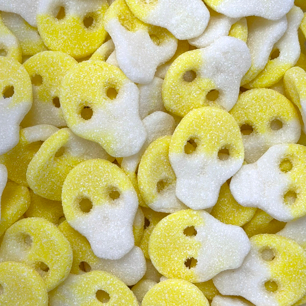 Sour Strawberry Banana Swedish Skulls