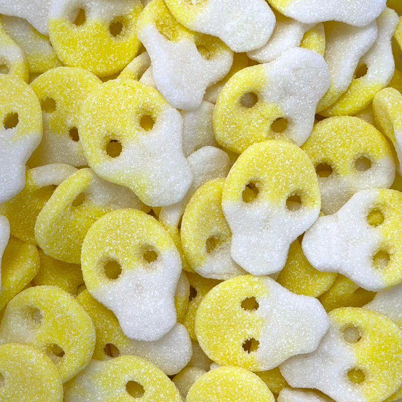 Sour Strawberry Banana Swedish Skulls