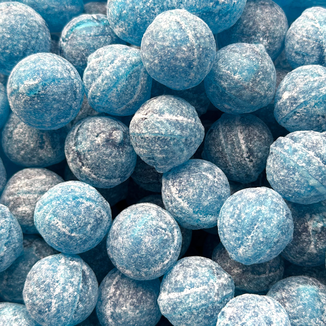 Blue Raspberry Super Sour Fizz Bombs