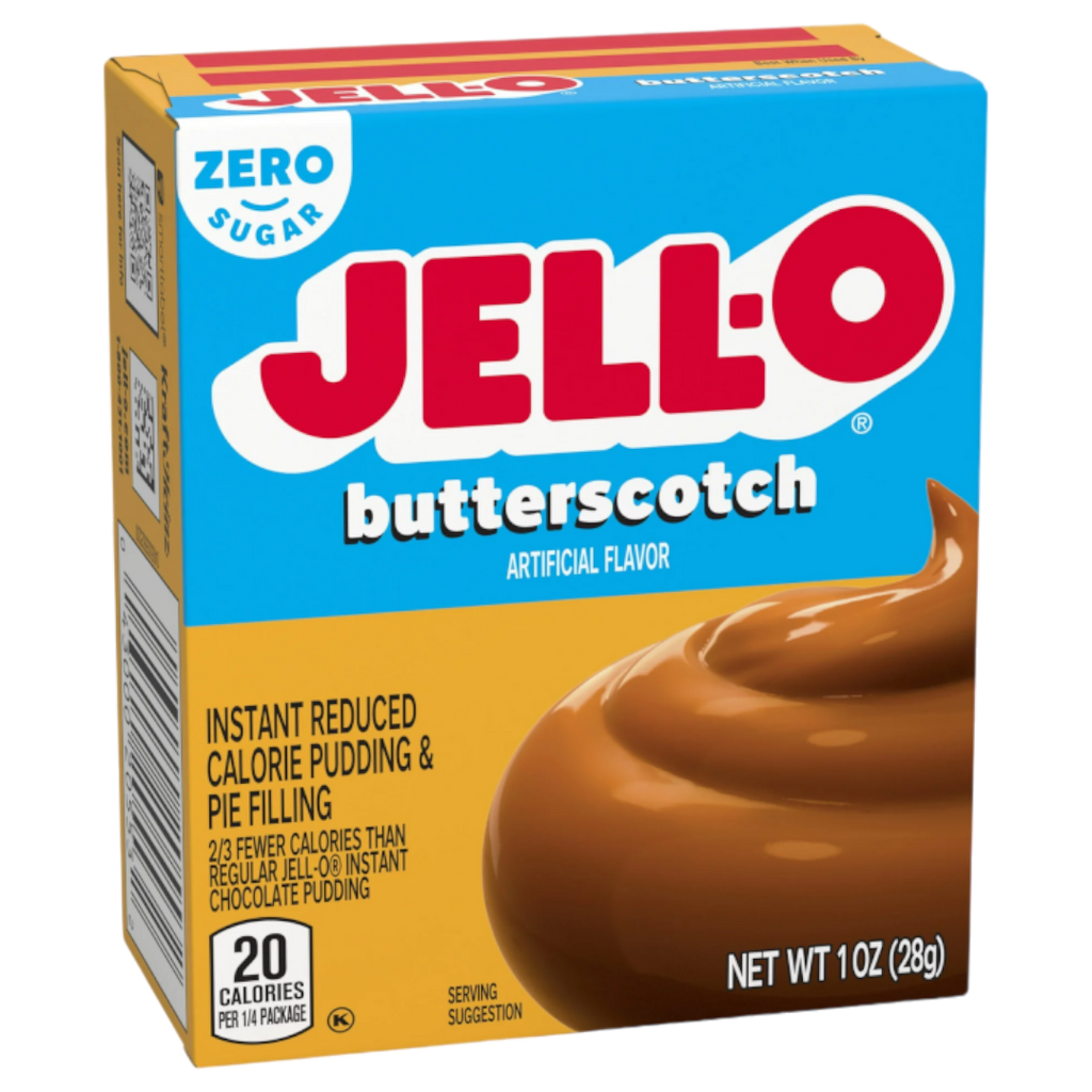 Jell-O Sugar Free Butterscotch Pudding Instant Mix - 1oz (28.3g)