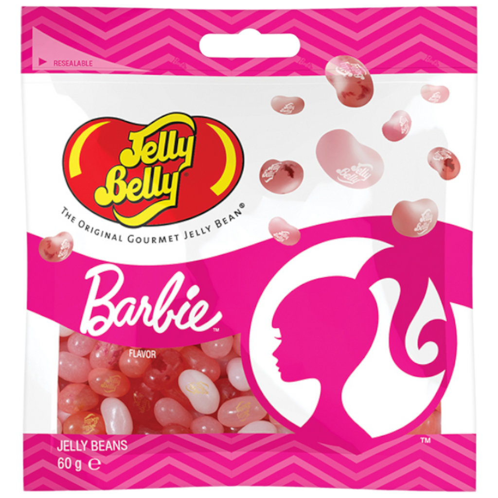 Jelly Belly Barbie Pink Jelly Beans Bag - 2.46oz (60g)