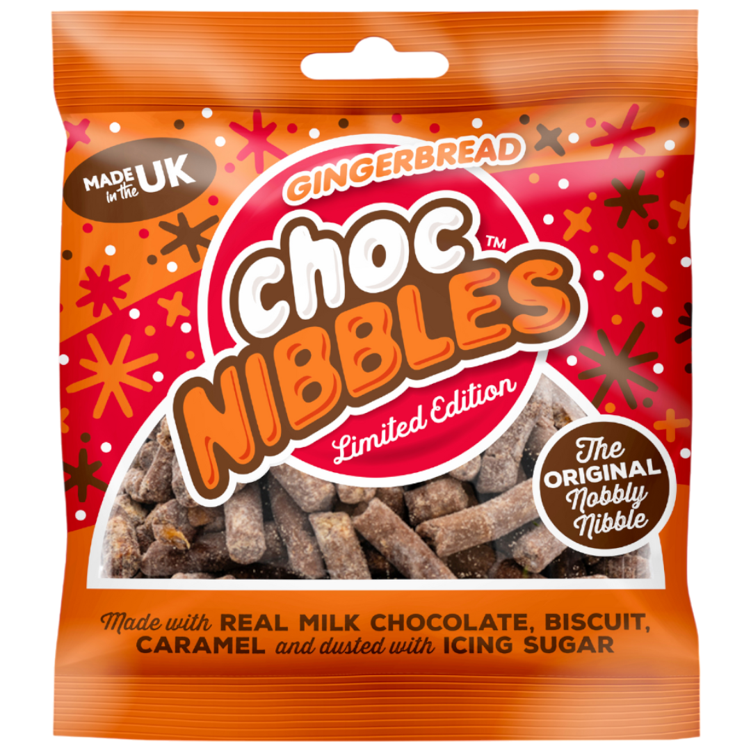 Choc Nibbles Gingerbread Limited Edition Bag - 5.29oz (150g) | Poppin Candy