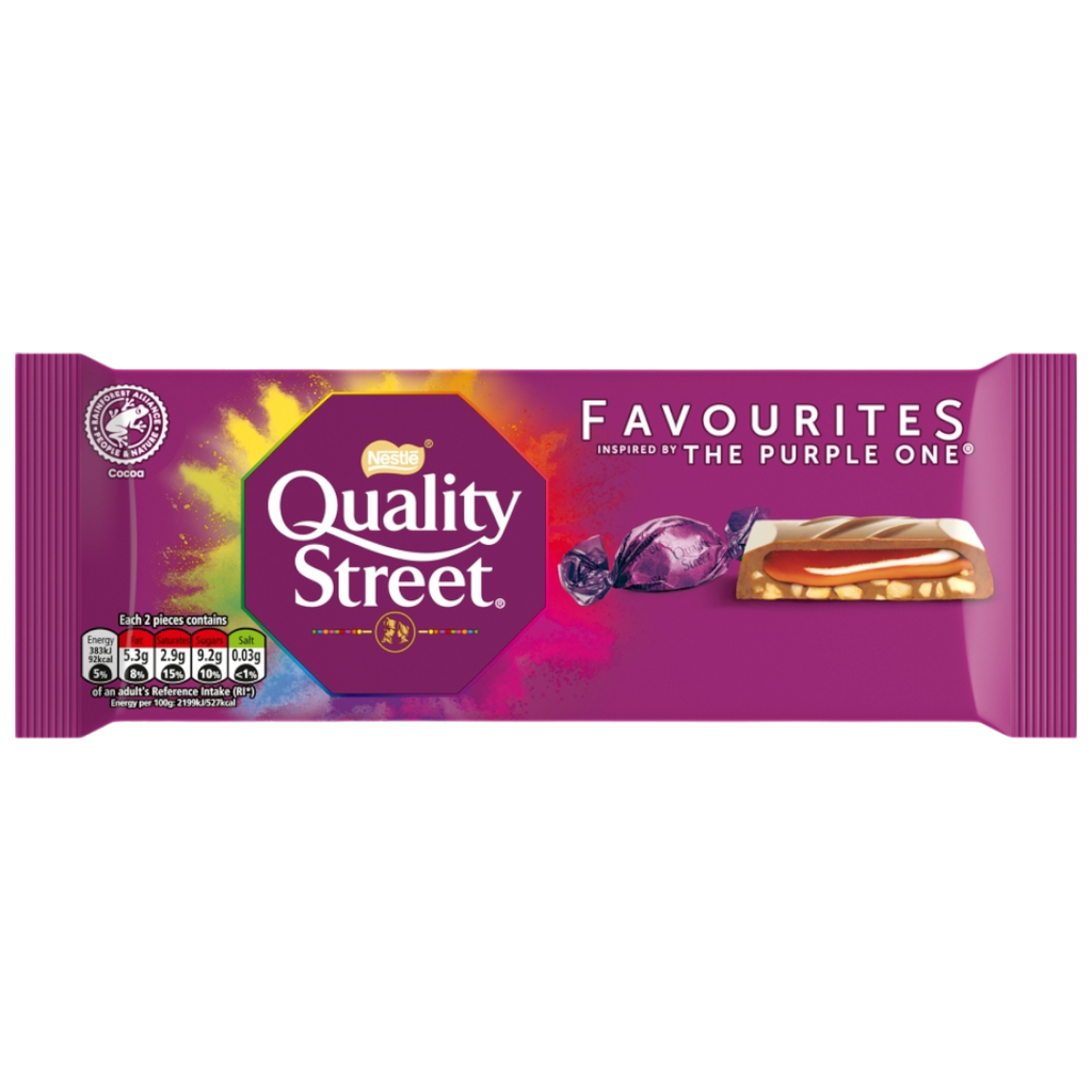 Quality Street The Purple One Chocolate Sharing Bar - 3.06oz (87g)