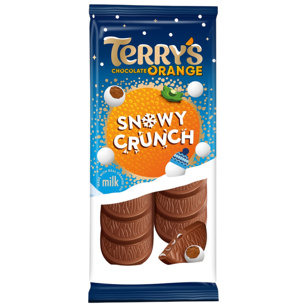 Terry's Chocolate Orange Snowy Crunch Bar - 3.17oz (90g)