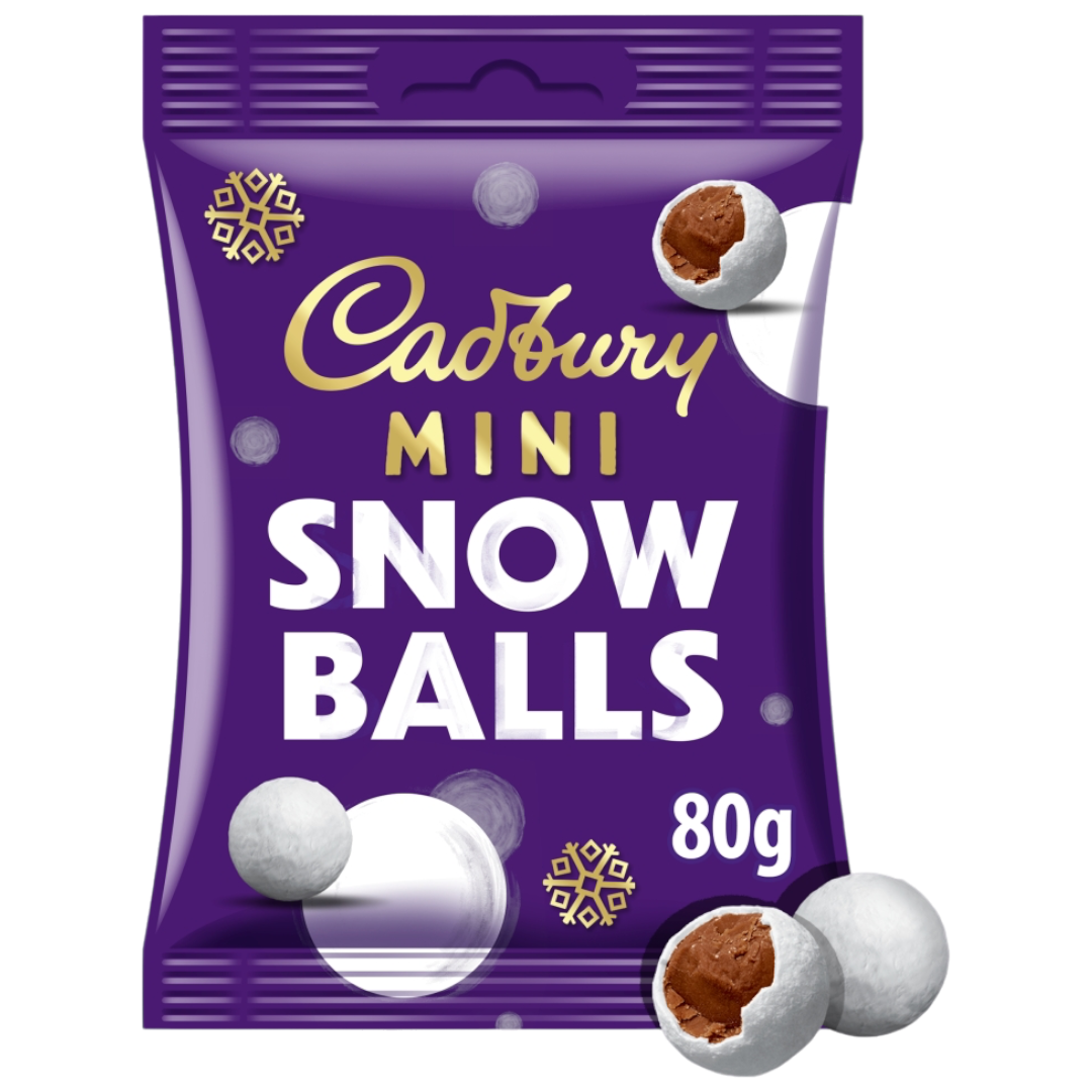 Cadbury Dairy Milk Mini Snowballs Milk Chocolate - 2.82oz (80g)