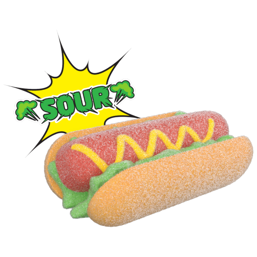 Yammiez Sour Mallow Hot Dog - 1.76oz (50g)