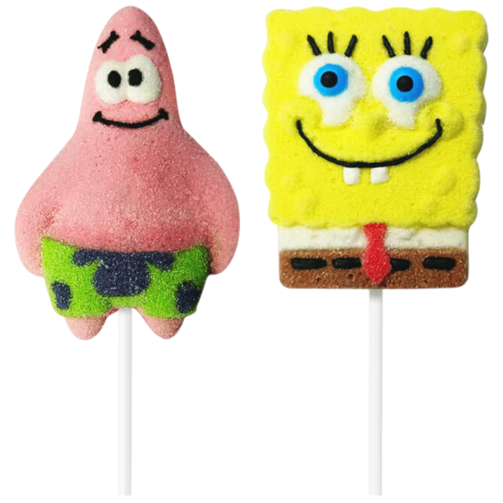 SpongeBob SquarePants Marshmallow Lollipop (SINGLE) - 1.58oz (45g)