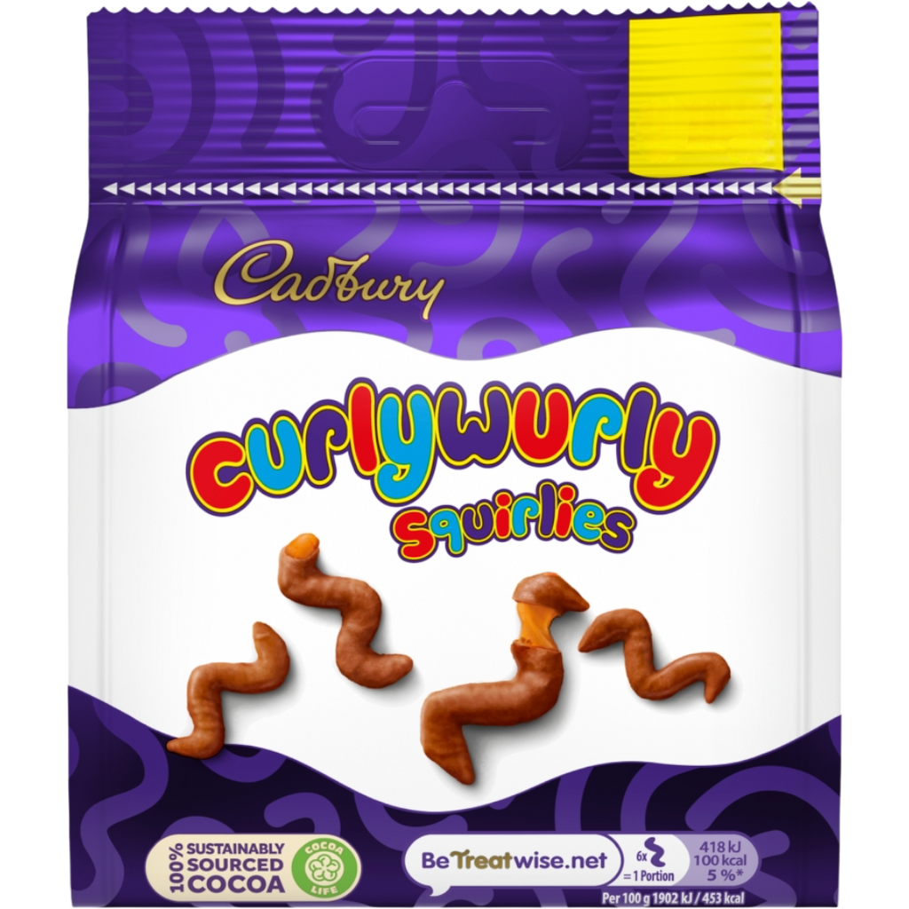 Cadbury Curly Wurly Squirlies Bag - 2.99oz (85g)