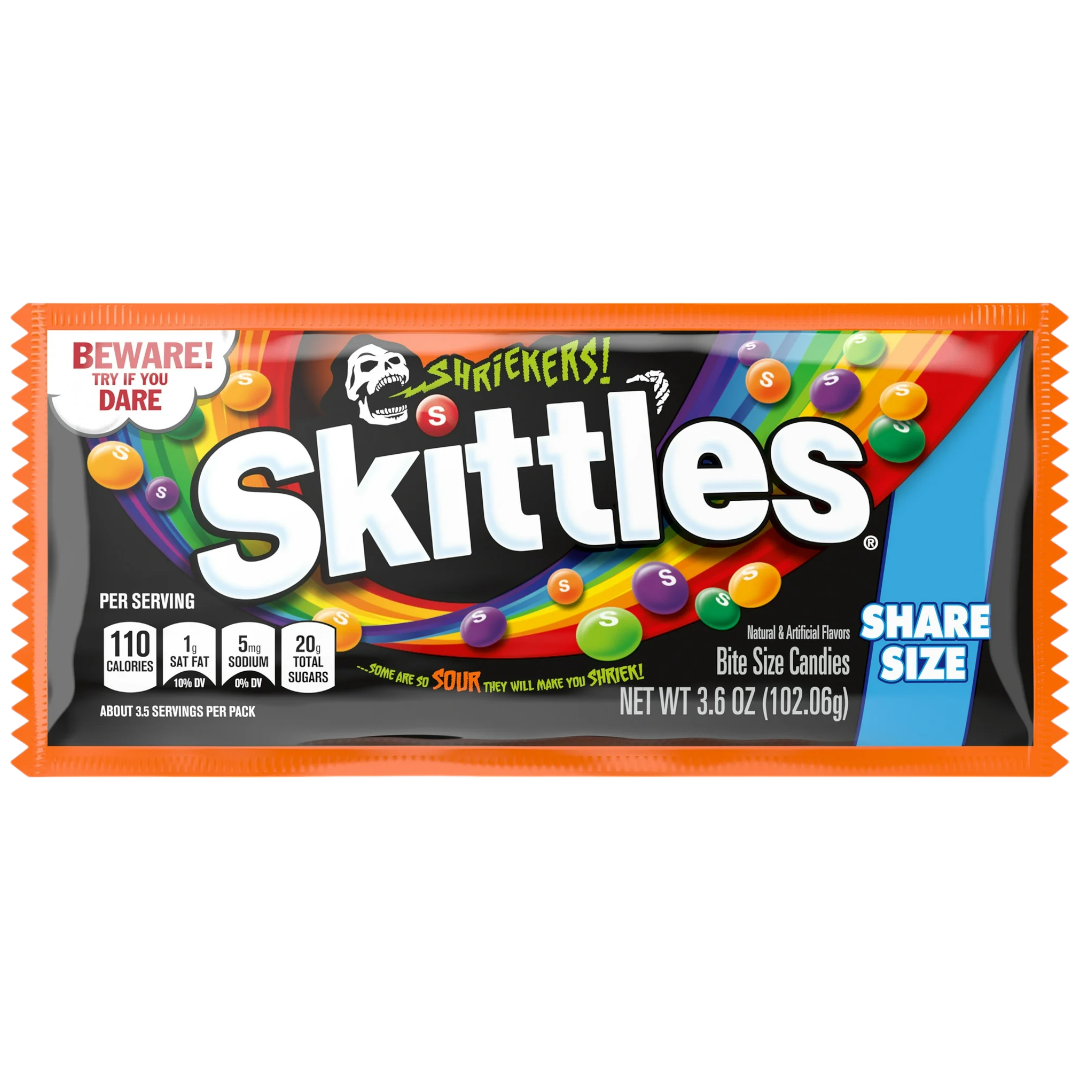 Skittles Shriekers Share Size - 3.6oz (102.06g)