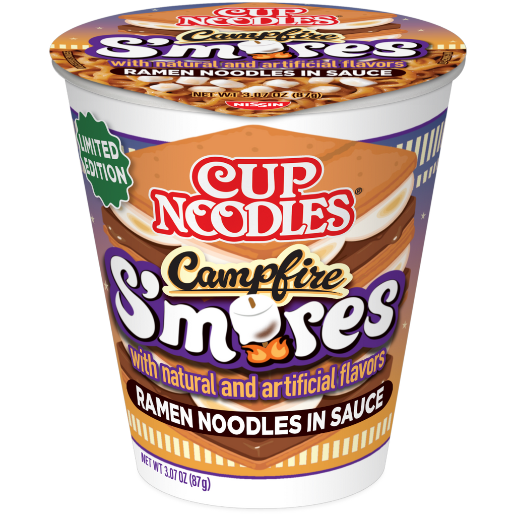 Nissin Cup Noodles Instant Ramen Campfire S mores Flavour Limited Edi nissin-cup-noodles-instant-ramen-campfire-s-mores-flavour-limited-edi