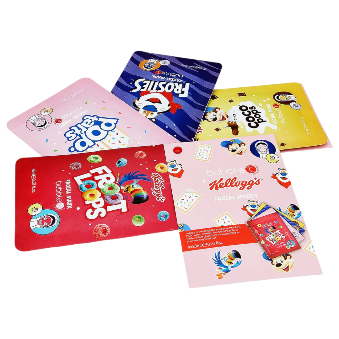 Kellogg's Cereal Sheet Mask Gift Set - (4 x 20ml Packets)