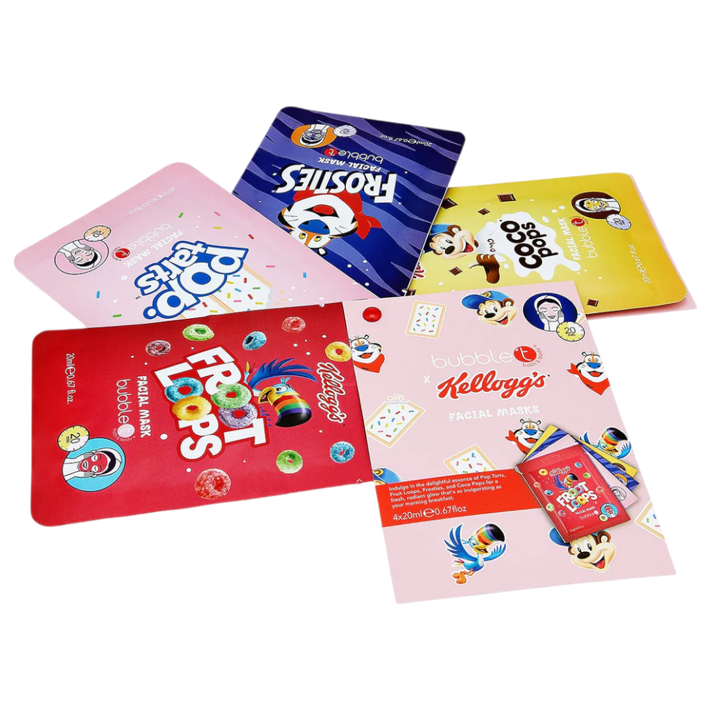 Kellogg's Cereal Sheet Mask Gift Set - (4 x 20ml Packets)