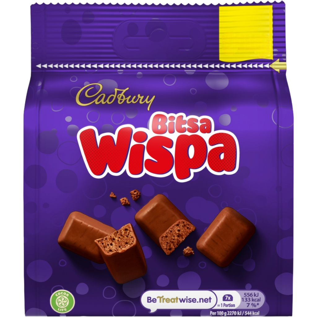 Cadbury Bitsa Wispa Chocolate Bag - 2.99oz (85g)