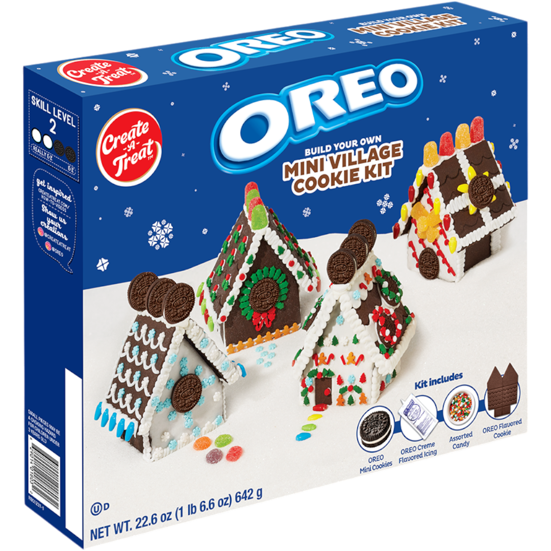 Oreo Build Your Own Mini Village Cookie Kit - 22.65oz (642g) | Poppin Candy