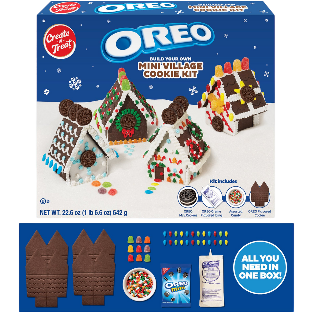 Oreo Build Your Own Mini Village Cookie Kit - 22.65oz (642g)