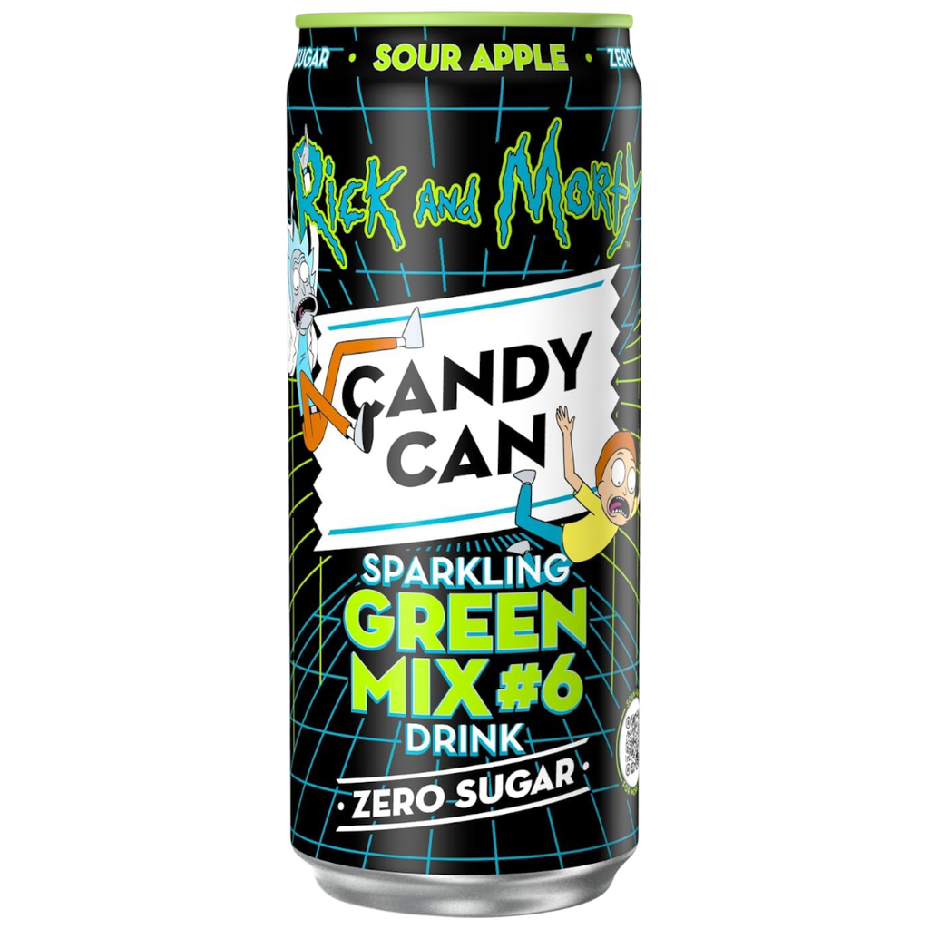 Rick and Morty Green Mix #6 Candy Can Zero Sugar (Sour Apple) - 11.15fl.oz (330ml)