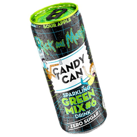 Rick and Morty Green Mix #6 Candy Can Zero Sugar (Sour Apple
