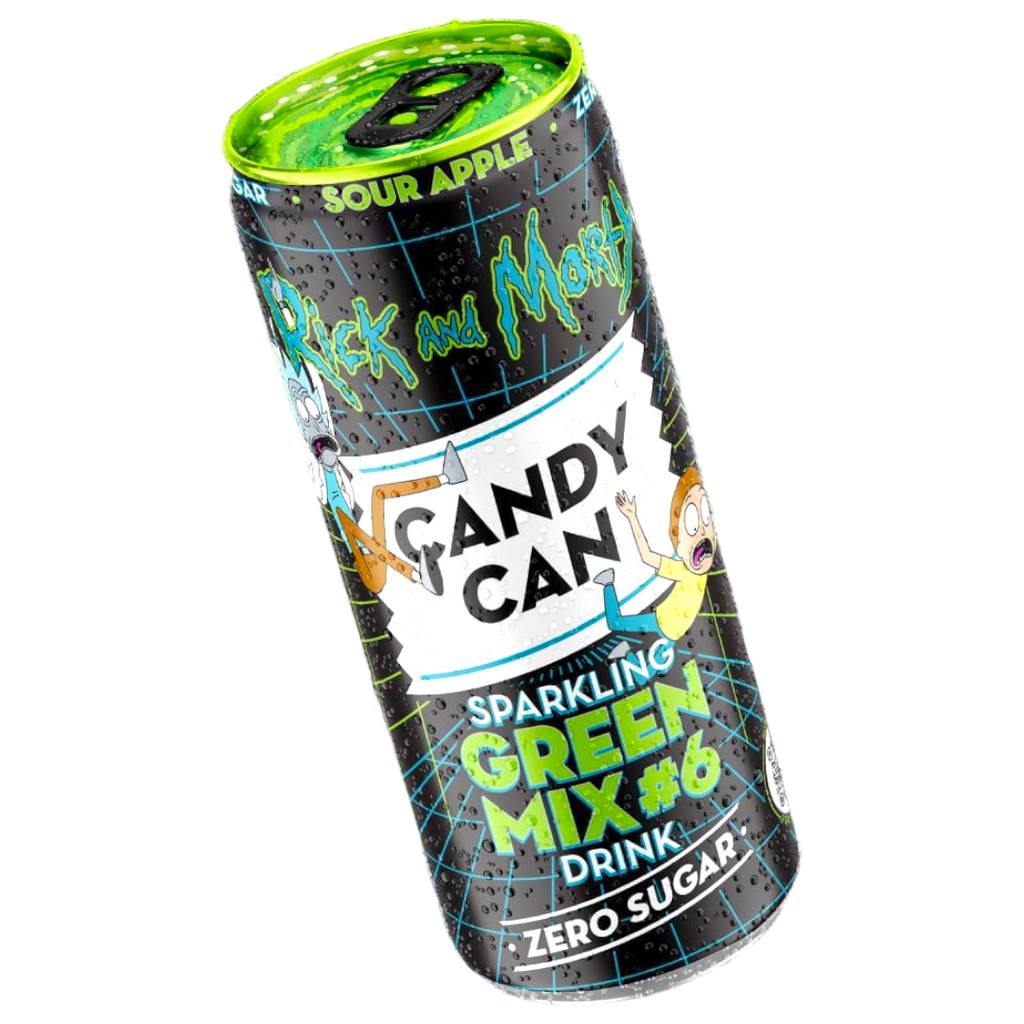 Rick and Morty Green Mix #6 Candy Can Zero Sugar (Sour Apple) - 11.15fl.oz (330ml)