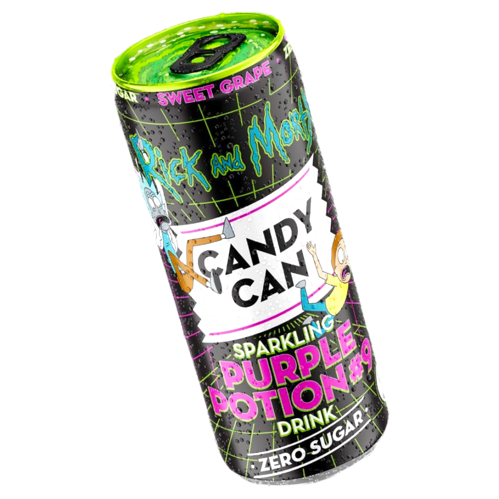 Rick and Morty Purple Potion #9 Candy Can Zero Sugar (Sweet Grape) - 11.15fl.oz (330ml)