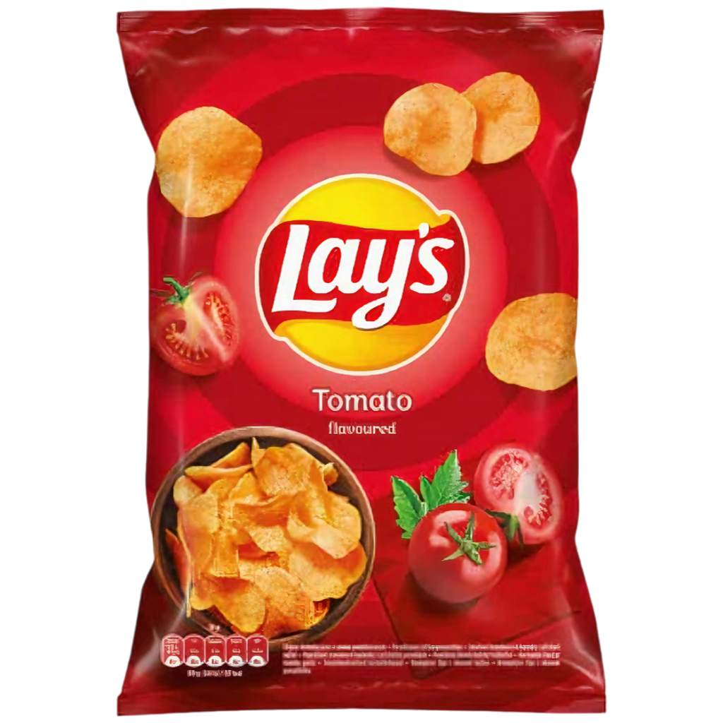 Lay's Tomato Flavoured Potato Chips (European) - 4.59oz (130g)