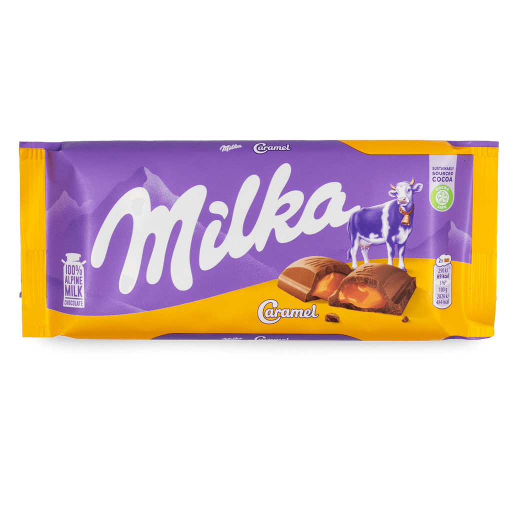 Milka Caramel Chocolate Bar - 3.5oz (100g)