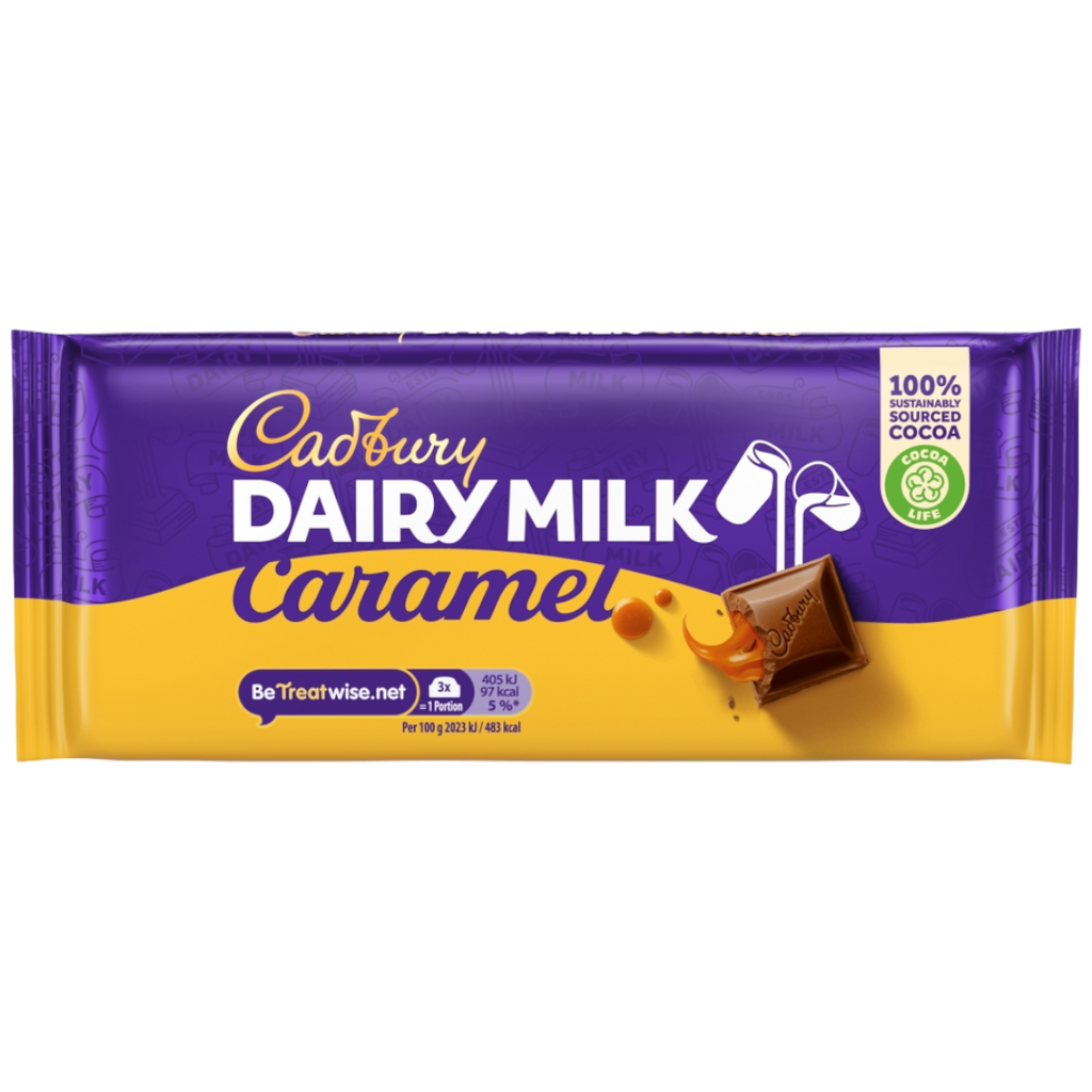 Cadbury Dairy Milk Caramel Chocolate Bar - 4.23oz (120g)