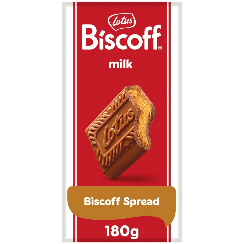 Lotus Biscoff Milk Chocolate with Biscoff Spread Sharing Bar - 6.34oz (180g)