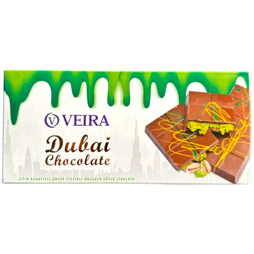 Veira Dubai Milk Chocolate Bar - 3.5oz (100g)