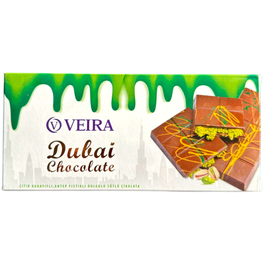 Veira Dubai Milk Chocolate Bar - 3.5oz (100g)