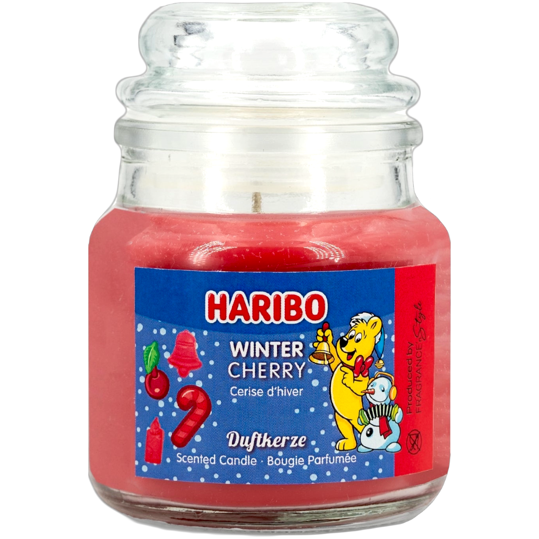 Haribo Winter Cherry Scented Candle - 3oz (85g)