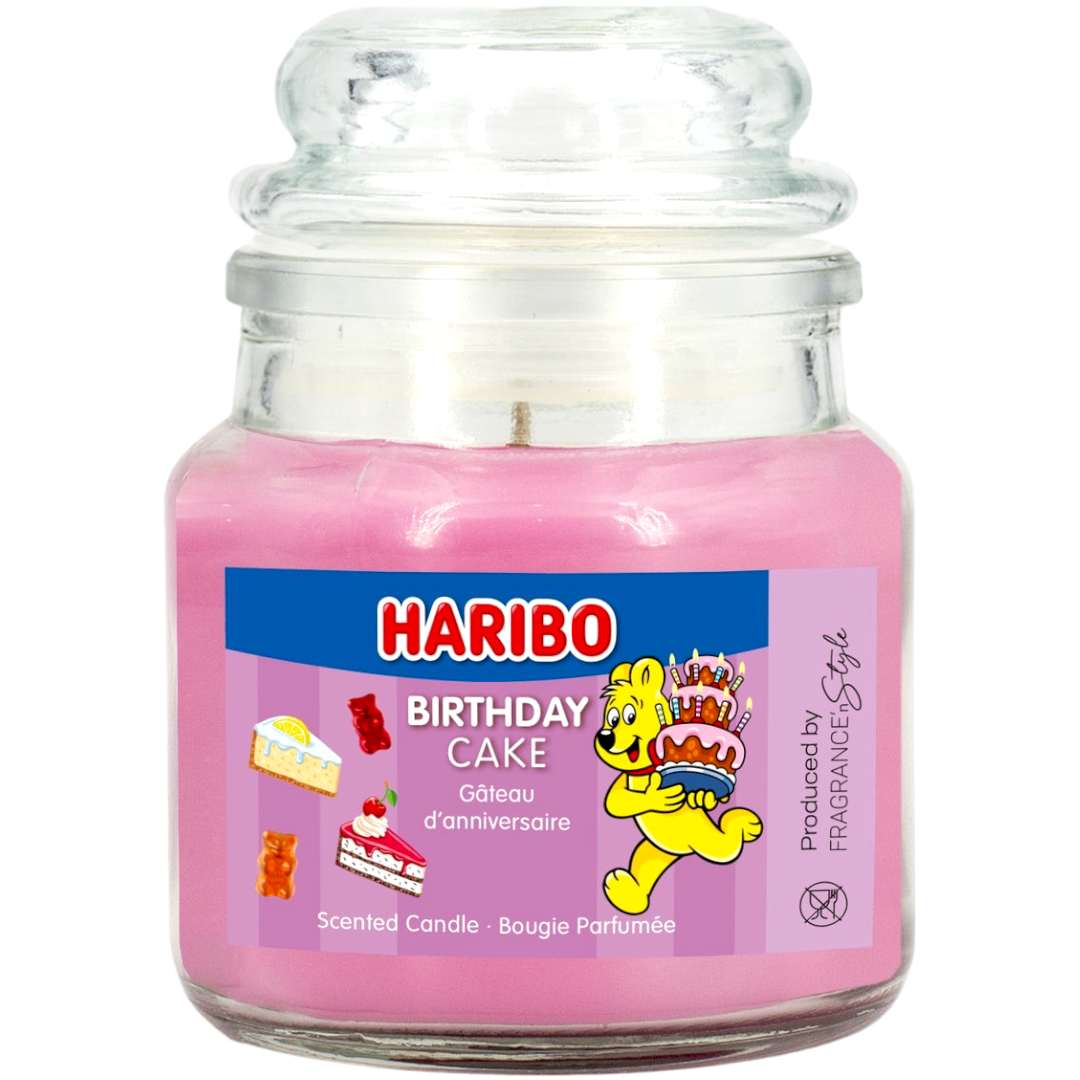 Haribo Birthday Cake Scented Candle - 3oz (85g)