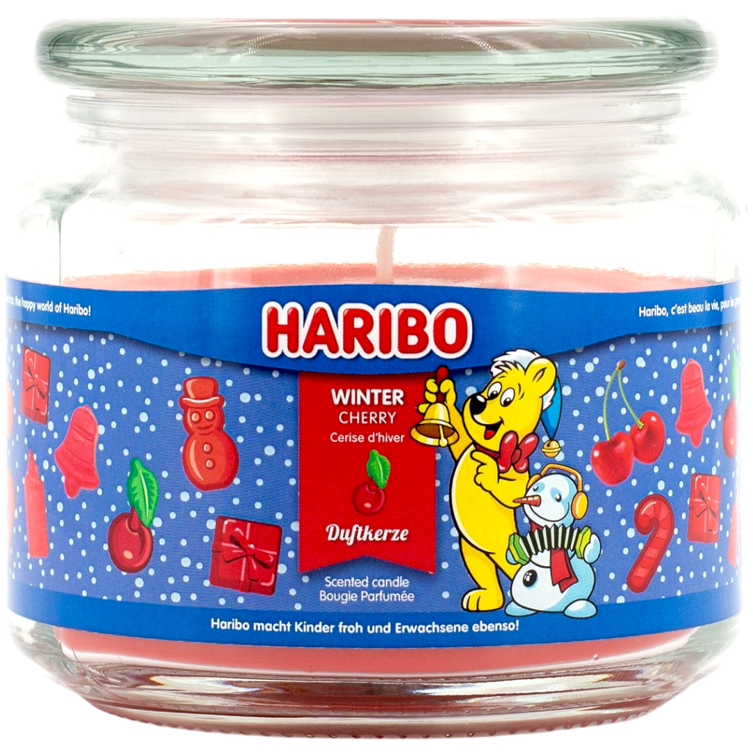 Haribo Winter Cherry Scented Candle - 10.58oz (300g)