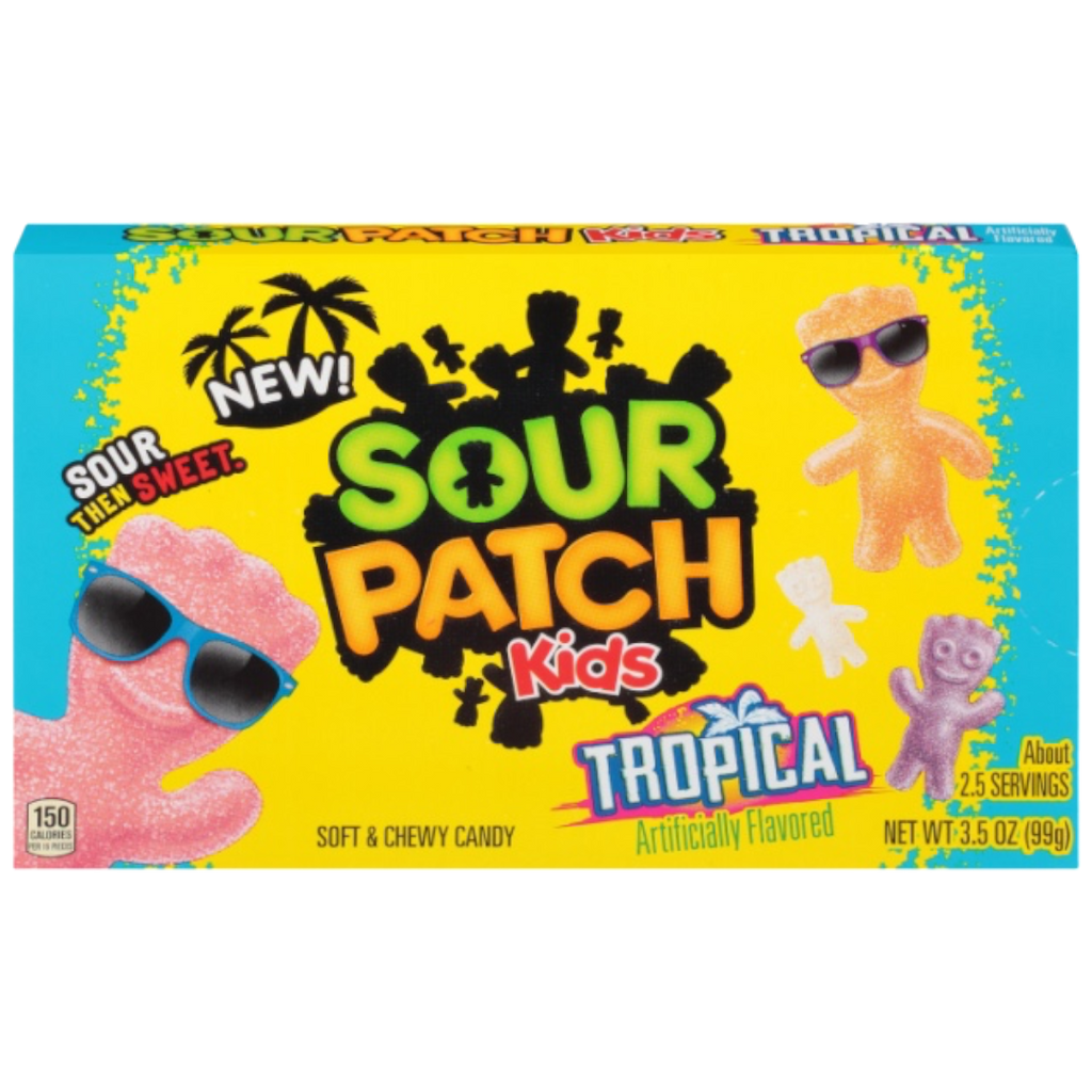 Sour Patch Kids Tropical Theatre Box - 3.5oz (99g)