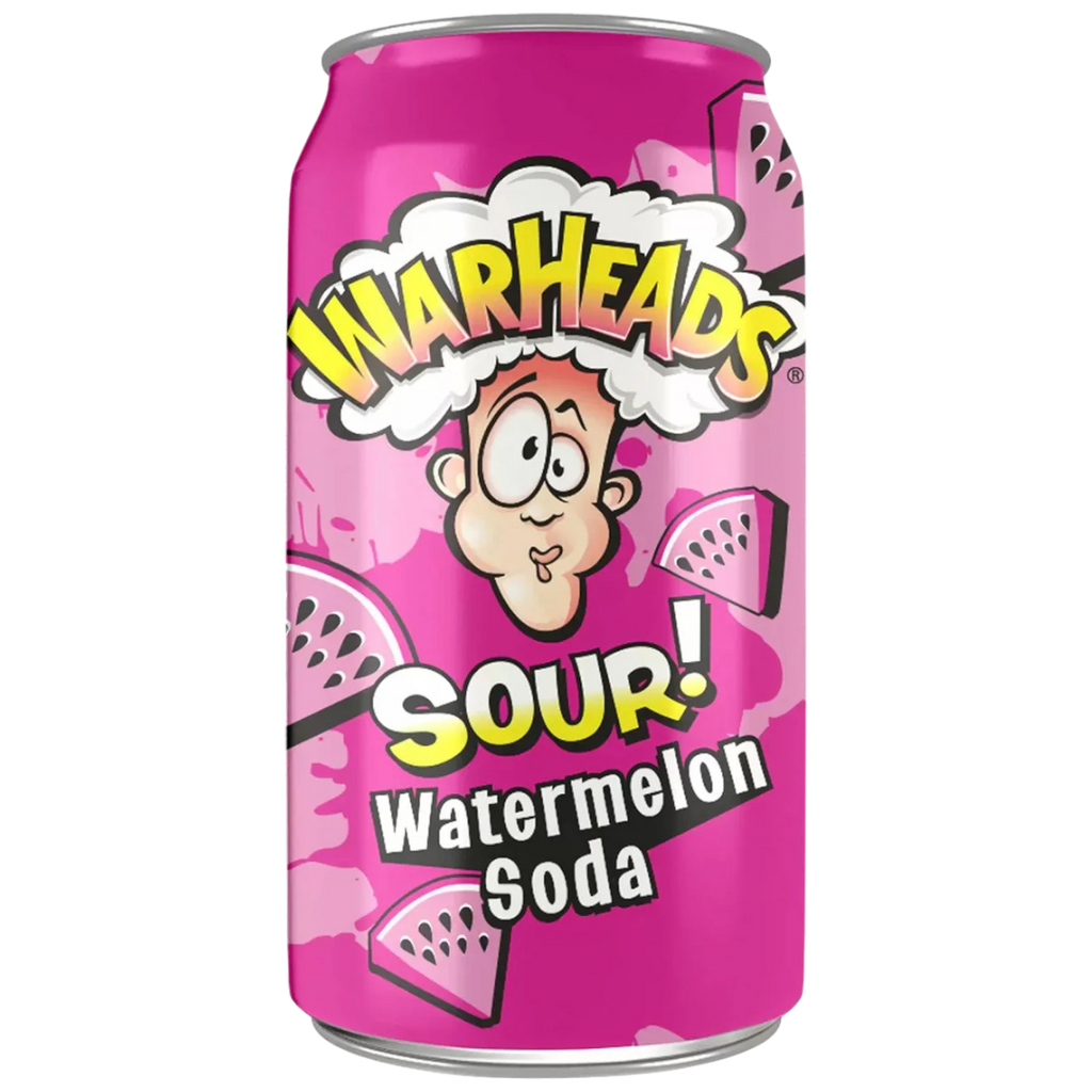 Warheads Sour! Watermelon Soda - 12fl.oz (355ml)