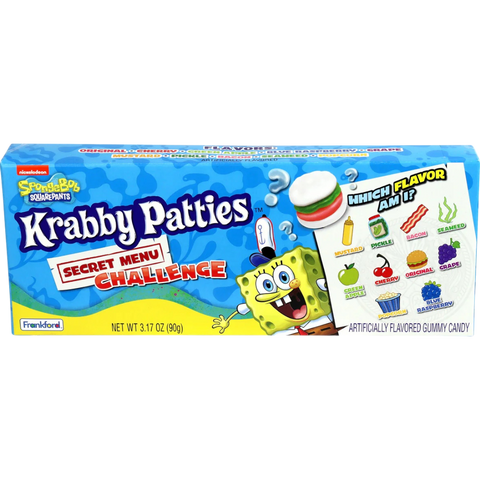 SpongeBob Krabby Patties Secret Menu Challenge Theatre Box - 3.17 SpongeBob Krabby Patties Secret Menu Challenge Theatre Box - 3.17