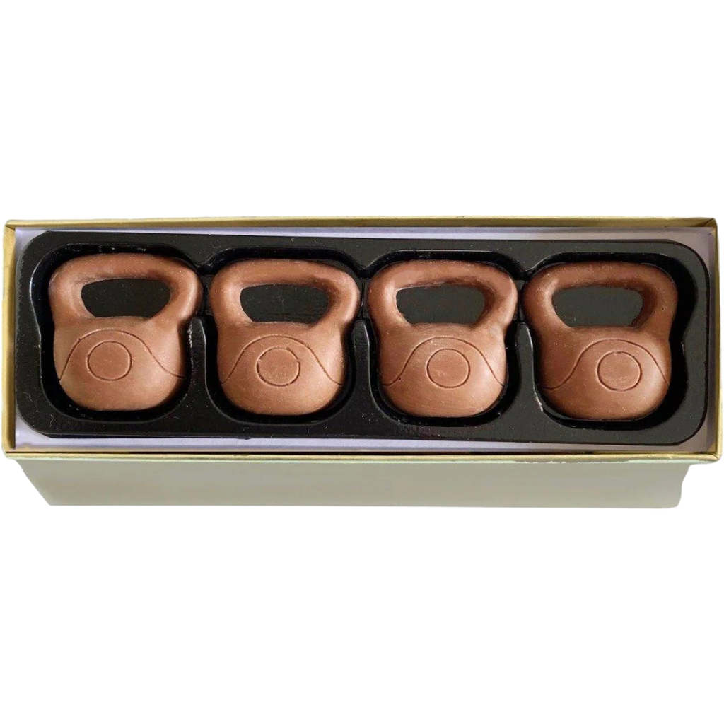 Handmade Belgian Chocolate Kettlebells - 1.94oz (55g)