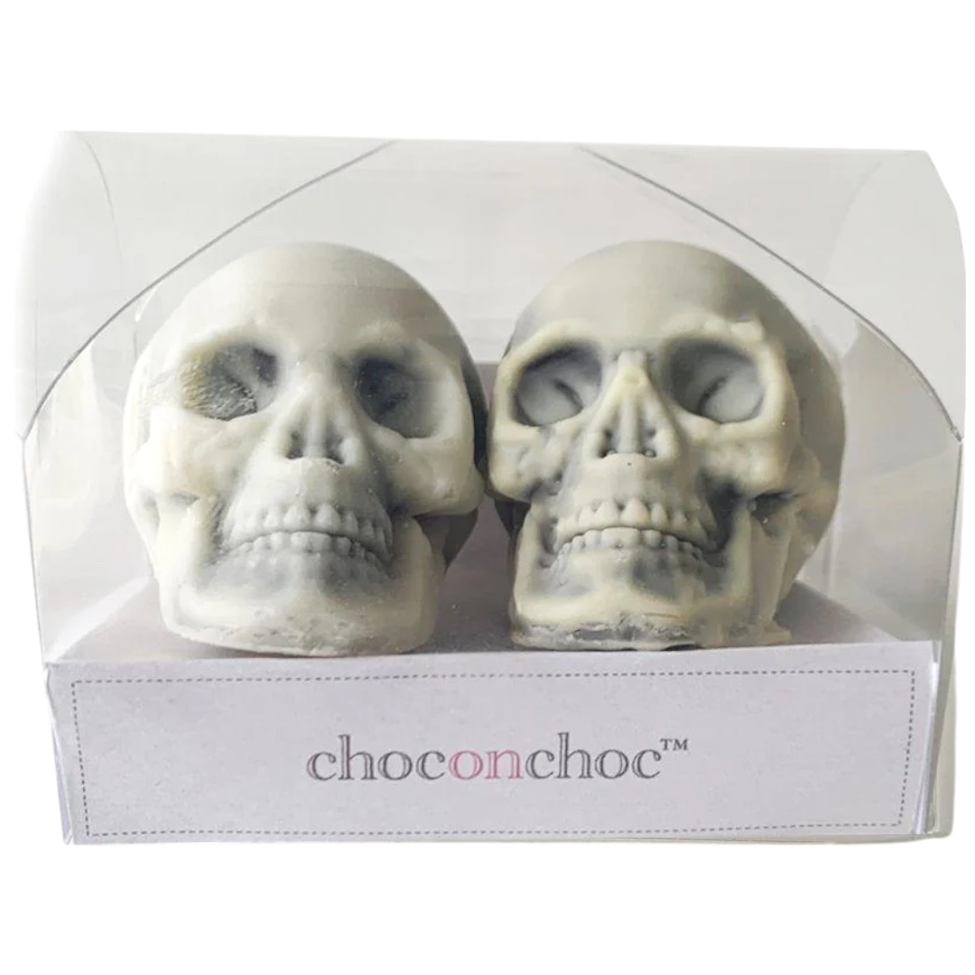 Handcrafted Belgian Chocolate Skull Set - 4.23oz (120g)